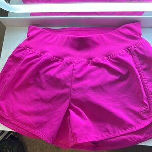 Reebok Women's Pink Athletic Shorts